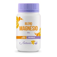 BLEND MAGNÉSIO 500 mg - 120 CÁPSULAS